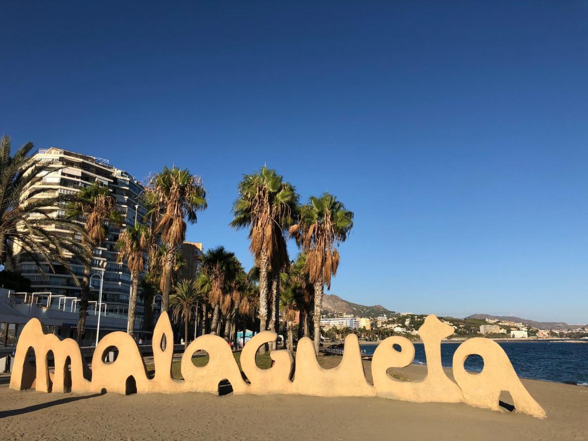 Malaga Playa Centro Ideal Familia Y Amigos ภายนอก รูปภาพ